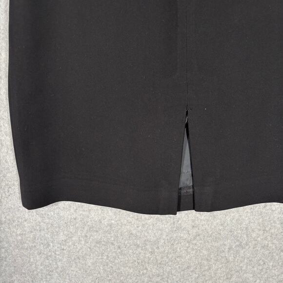 Anne Klein Skirt Small Black Mini Pencil Slit Career Secretary Work Witchy READ - Picture 8 of 11